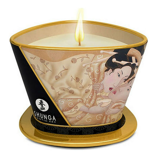 Bougie de massage Shunga Vanille (170 ml) – Douceur Thermique & Éveil des Sens - Bien-être intime - Espace-Love.ch