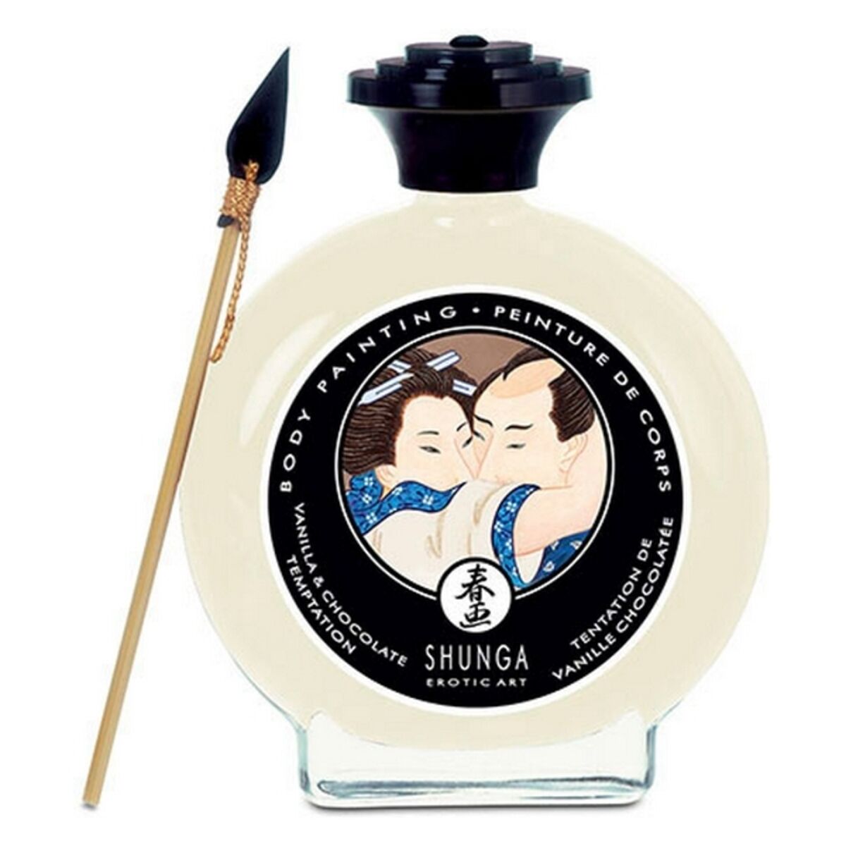Peinture corporelle Shunga SH-7001 Vanille Chocolat (100 ml) – Éveil des Sens & Douceur Gourmande