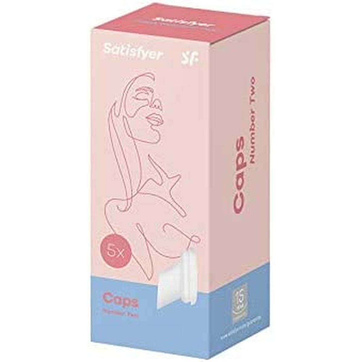 Accessoire Satisfyer Number Two Air-Pulse Blanc – Embouts de Remplacement Hygiéniques - Bien-être intime - Espace-Love.ch