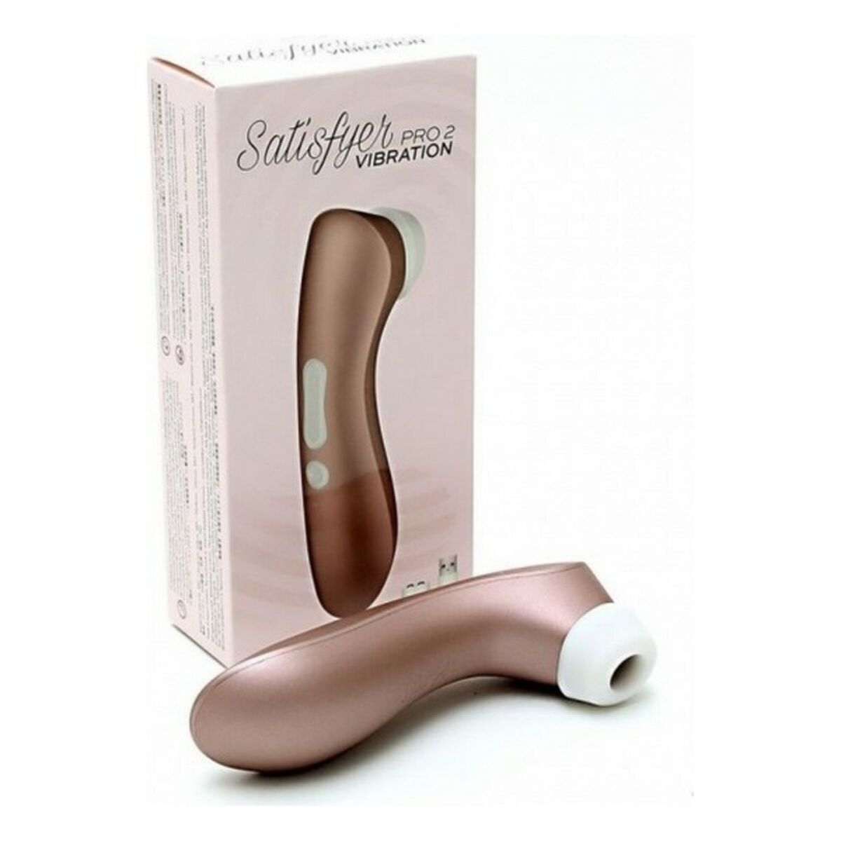 Stimulateur clitoridien Satisfyer Pro 2 Vibration Or Rose – Technologie Air-Pulse & 10 Vitesses - Bien-être intime - Espace-Love.ch