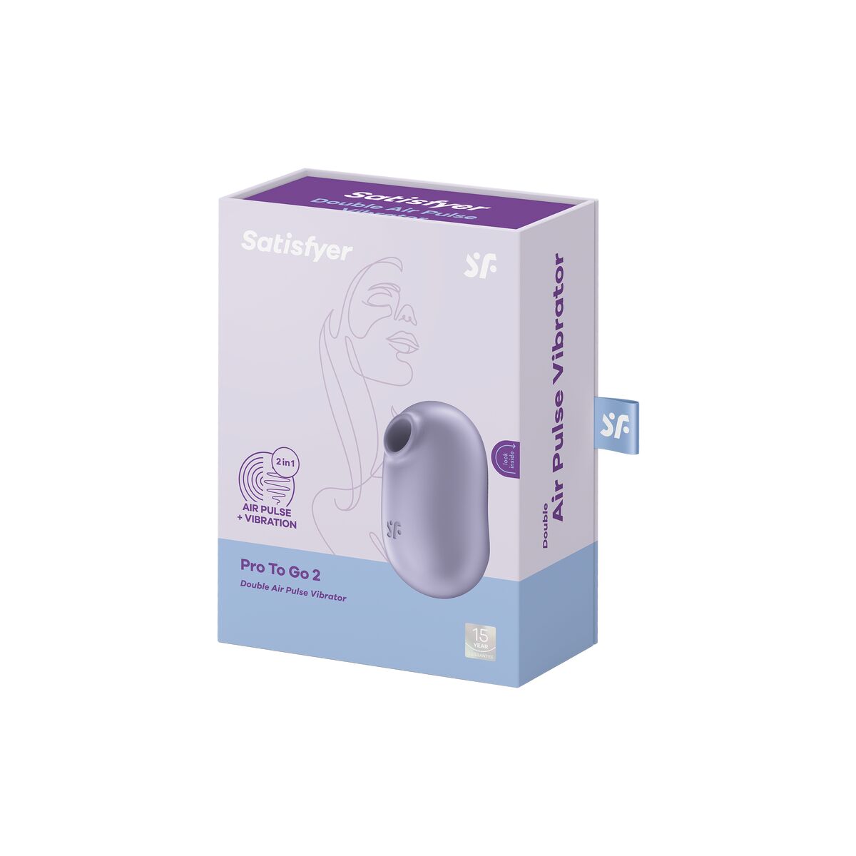 masseur personnel Satisfyer Violet – Élégance Ergonomique & Plaisir Imperméable - Bien-être intime - Espace-Love.ch