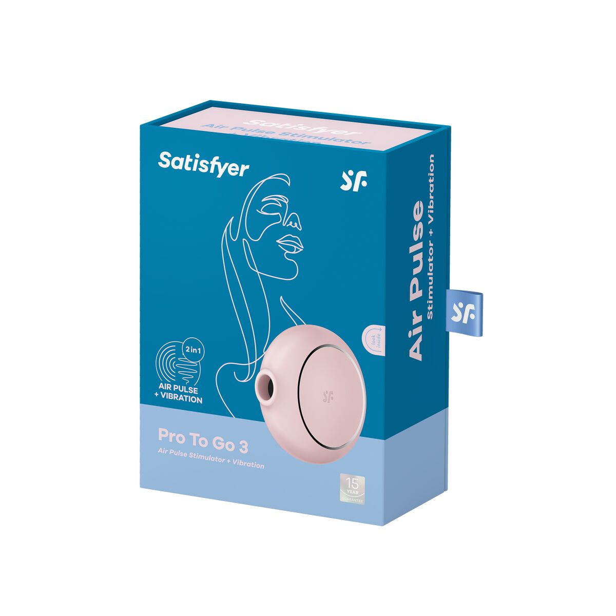 Aspirateur à clitoris Satisfyer Pro to go 3 Rose – Technologie Air-Pulse Nomade & Discrétion - Bien-être intime - Espace-Love.ch