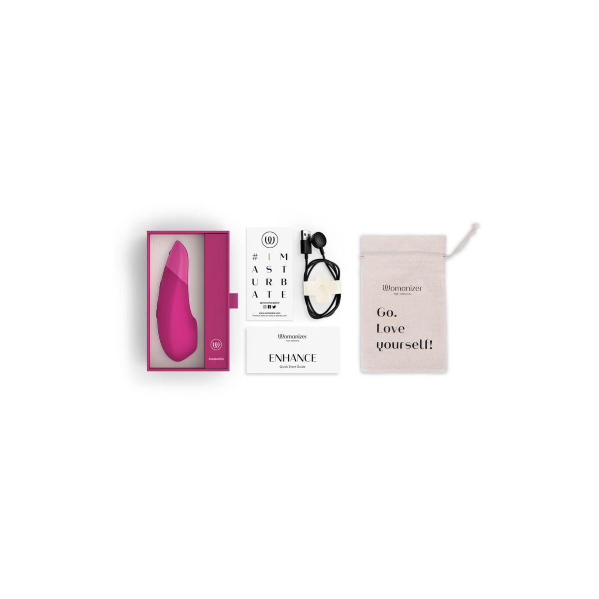Aspirateur à clitoris Womanizer Rose – Technologie Pleasure Air & Stimulation Intense - Bien-être intime - Espace-Love.ch