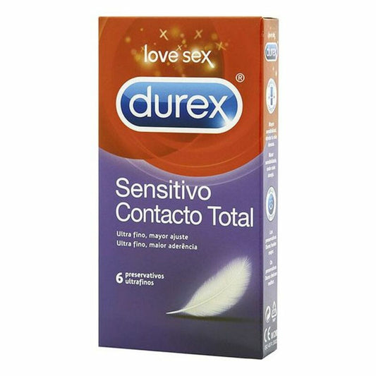 Préservatifs Durex Sensitivo Contacto Total (6 unités)