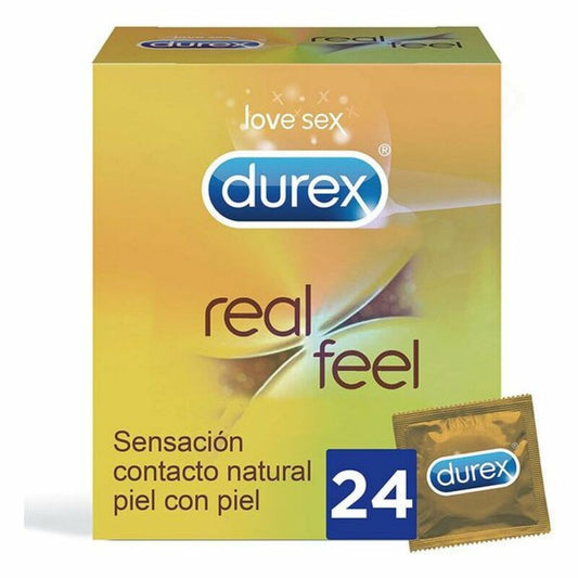 Préservatifs Durex Real Feel – Sensations Naturelles & Contact Peau contre Peau