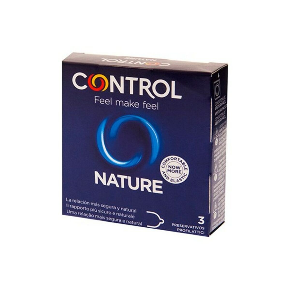 Préservatifs Nature Control (3 unités) – Protection Naturelle & Confort Absolu - Bien-être intime - Espace-Love.ch