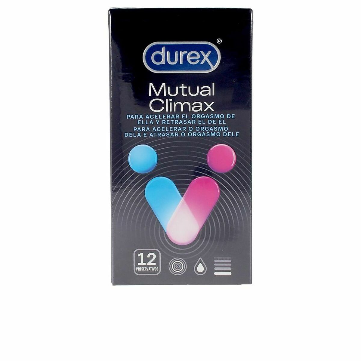 Préservatifs Durex Mutual Climax (12 Pièces) – Plaisir Synchronisé & Sécurité Maximale - Bien-être intime - Espace-Love.ch