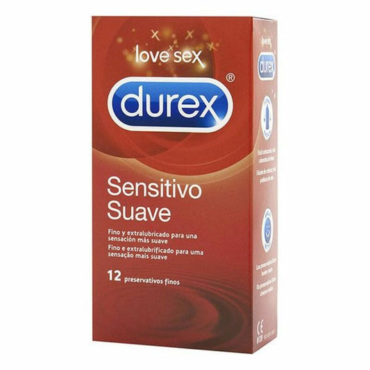 Préservatifs Durex Sensitivo Suave (12 uds) – Sensibilité Maximale & Confort Anatomique - Bien-être intime - Espace-Love.ch