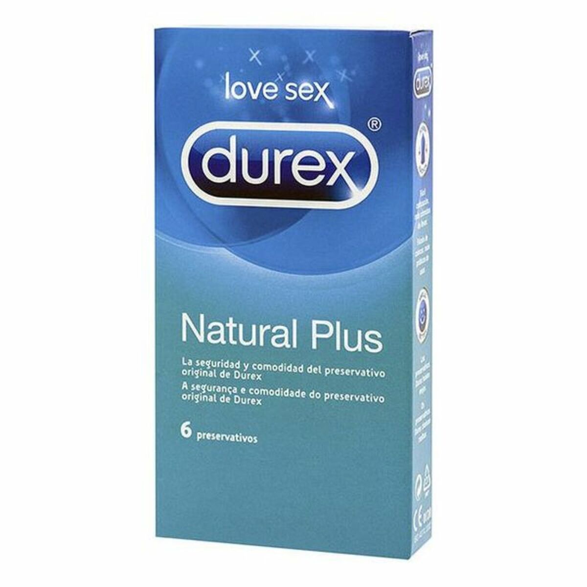 Préservatifs Durex Natural Plus – Confort Anatomique & Protection Naturelle - Bien-être intime - Espace-Love.ch