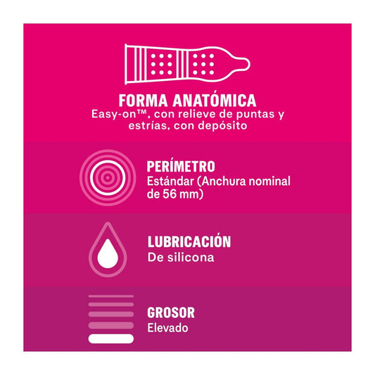 Préservatifs Durex Pleasure Me – Texture Perlée & Striée pour un Plaisir Décuplé - Bien-être intime - Espace-Love.ch