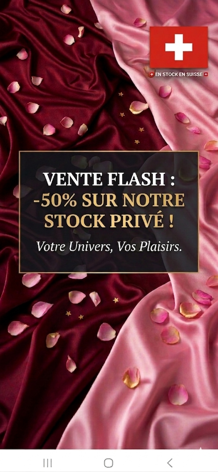 VENTE FLASH : JUSQU'À -50% SUR NOTRE STOCK PRIVÉ ! ⚡