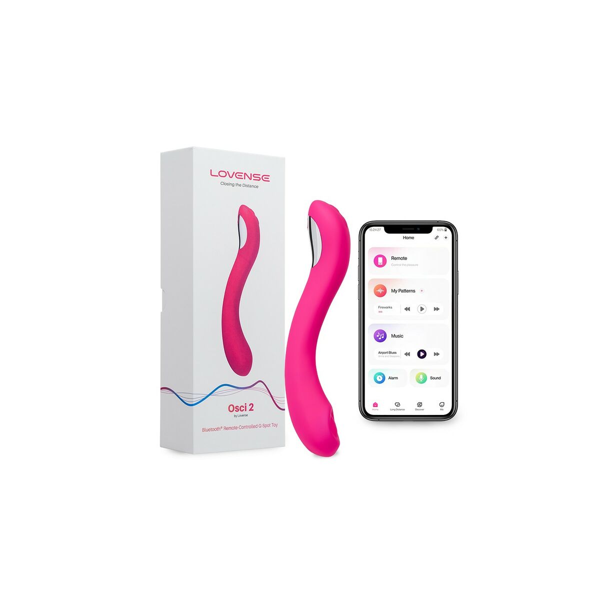 Masseur Couples Lovense Osci Rose – Stimulation Connectée & Design Ergonomique - Bien-être intime - Espace-Love.ch