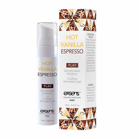 Gel Stimulant Exsens Hot Vanilla Espresso (15 ml) – Éveil Sensoriel & Chaleur Intense - Bien-être intime - Espace-Love.ch