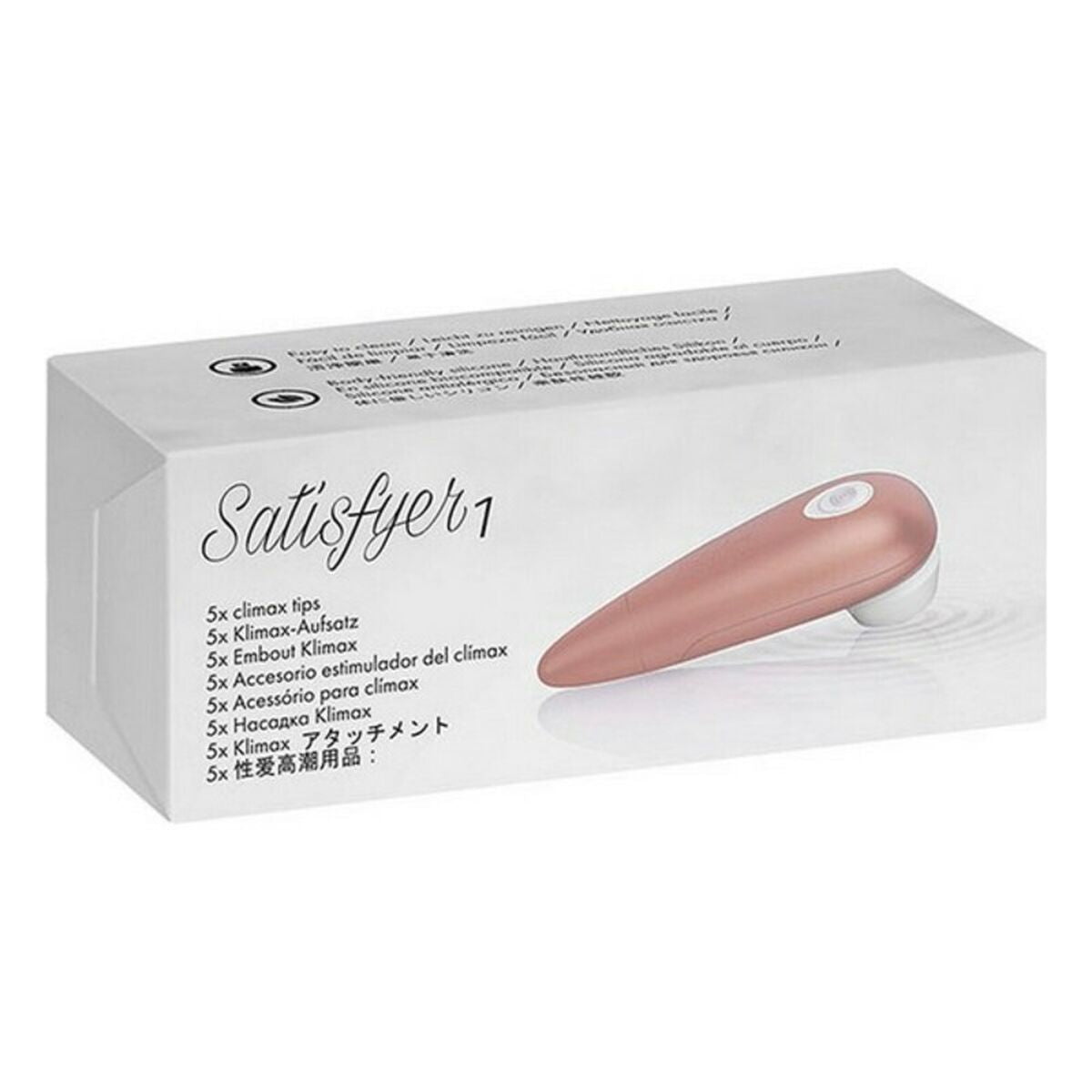 Accessoire Next Generation 1 Climax Satisfyer Blanc – Embout de Remplacement en Silicone - Bien-être intime - Espace-Love.ch