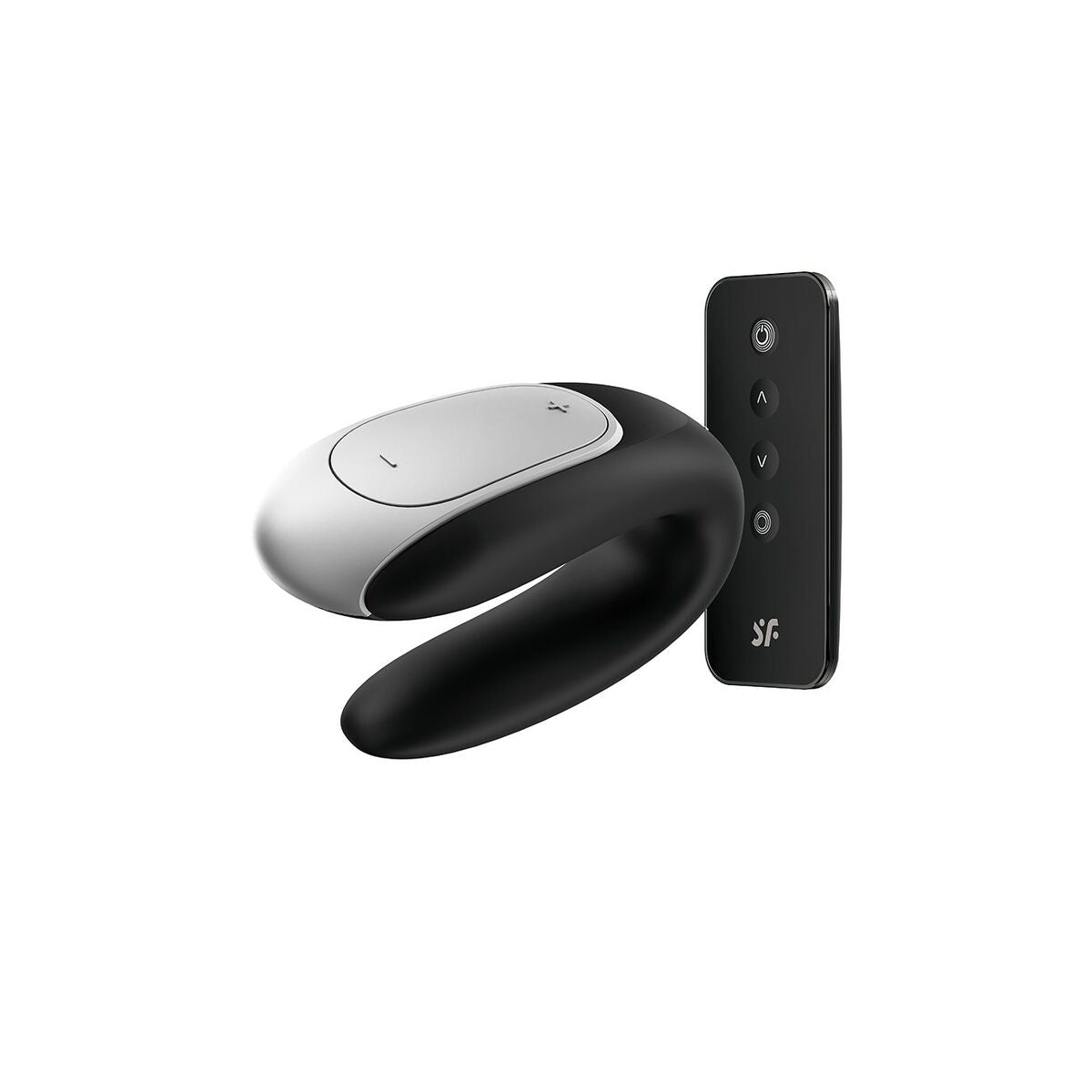 Masseur Couples Satisfyer Double Fun Noir – Complicité Connectée & Design Flexible - Bien-être intime - Espace-Love.ch