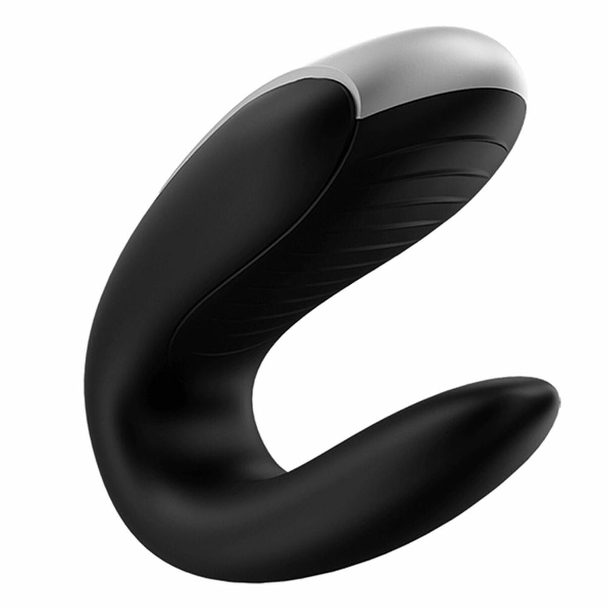 Masseur Couples Satisfyer Double Fun Noir – Complicité Connectée & Design Flexible - Bien-être intime - Espace-Love.ch
