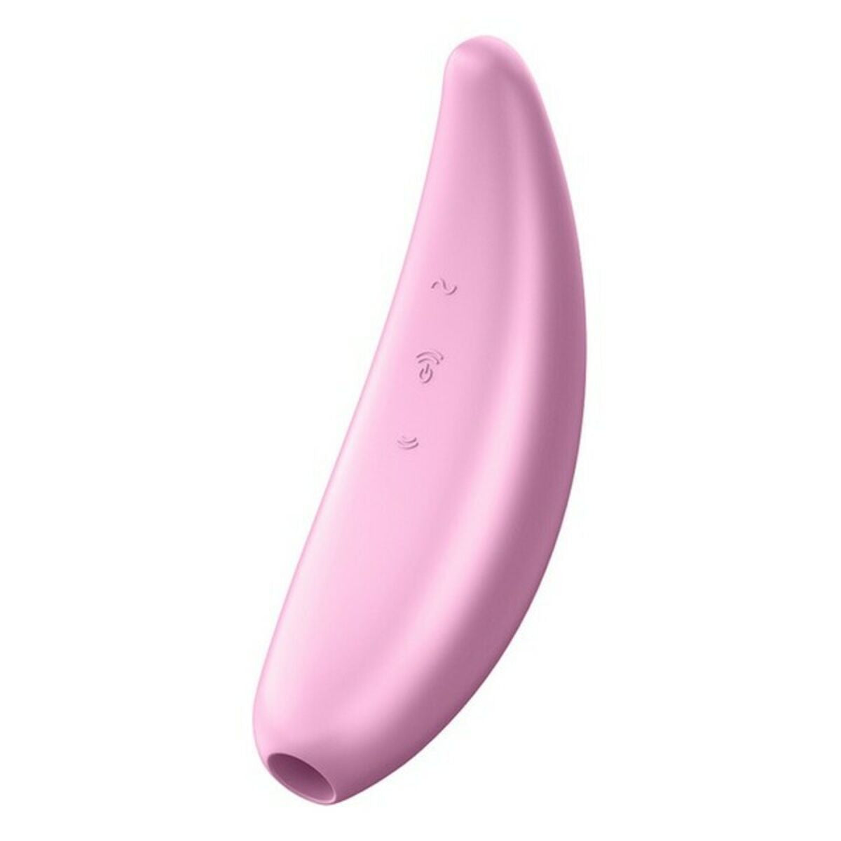 Aspirateur à clitoris Satisfyer Curvy 3+ Rose – Technologie Air-Pulse & Contrôle par Application - Bien-être intime - Espace-Love.ch