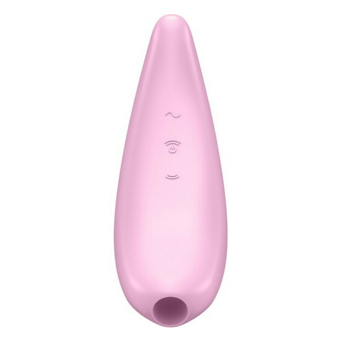 Aspirateur à clitoris Satisfyer Curvy 3+ Rose – Technologie Air-Pulse & Contrôle par Application - Bien-être intime - Espace-Love.ch