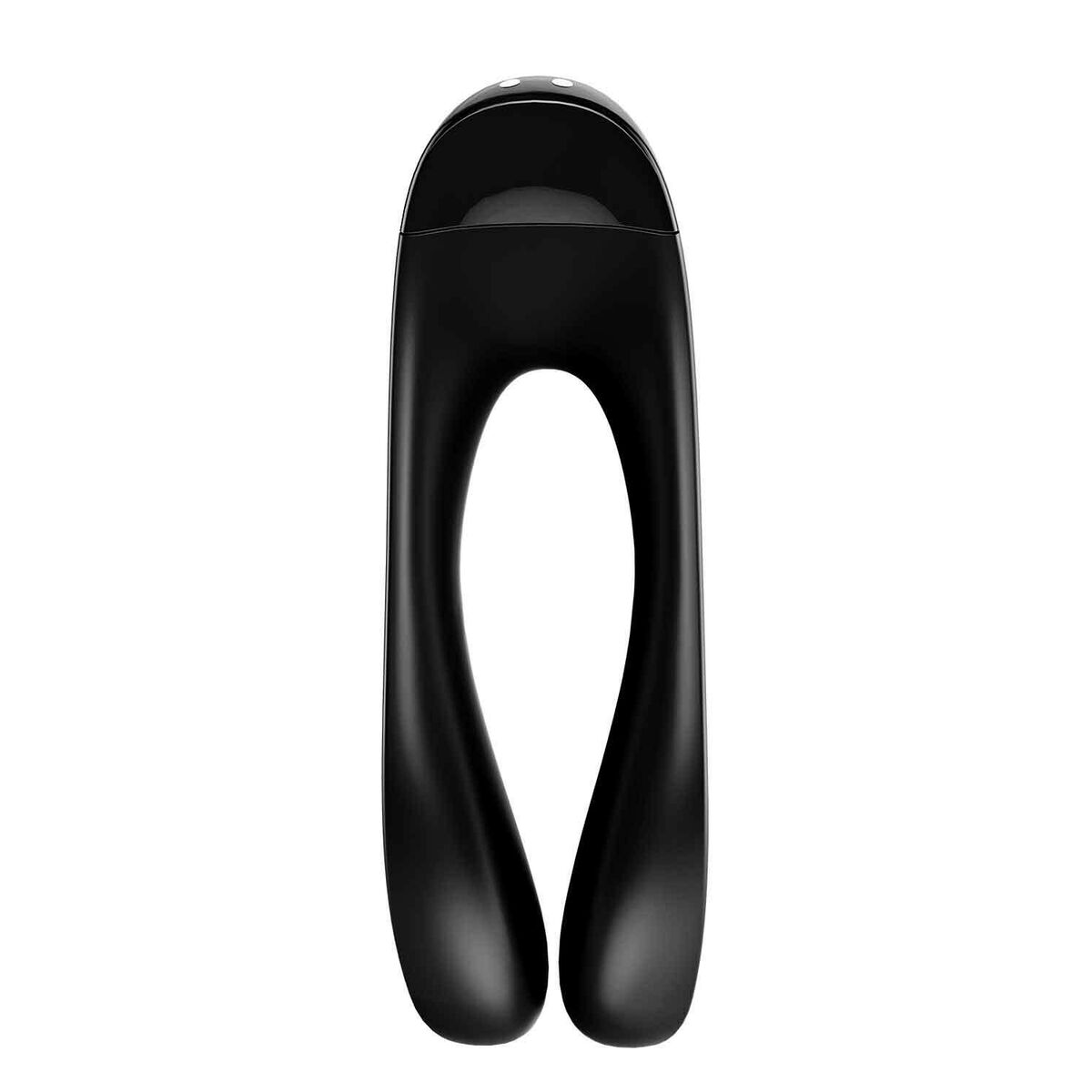 Masseur Couples Satisfyer Candy Cane Noir – Plaisir Partagé & Double Stimulation - Bien-être intime - Espace-Love.ch