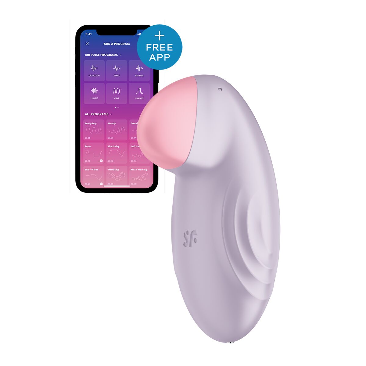 masseur personnel Satisfyer Lila – Douceur de Silicone & Vibrations Puissantes - Bien-être intime - Espace-Love.ch