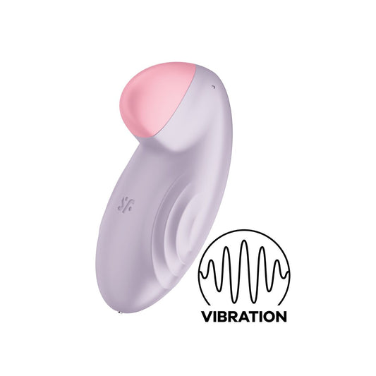 masseur personnel Satisfyer Lila – Douceur de Silicone & Vibrations Puissantes - Bien-être intime - Espace-Love.ch