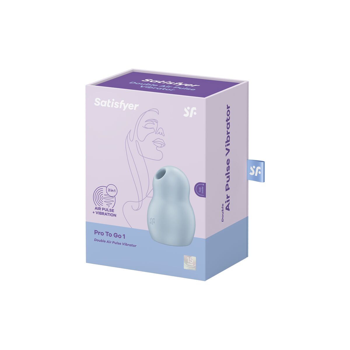 Vibromasseur Satisfyer Bleu – Ergonomie & Plaisir Intense - Bien-être intime - Espace-Love.ch
