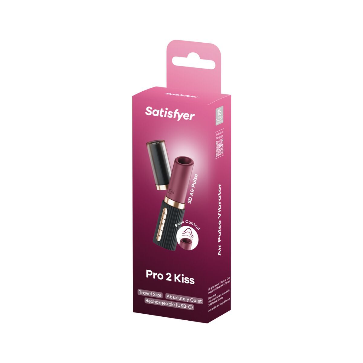 Aspirateur à clitoris Satisfyer Rouge – Technologie d'Ondes de Pression & Plaisir Intense - Bien-être intime - Espace-Love.ch