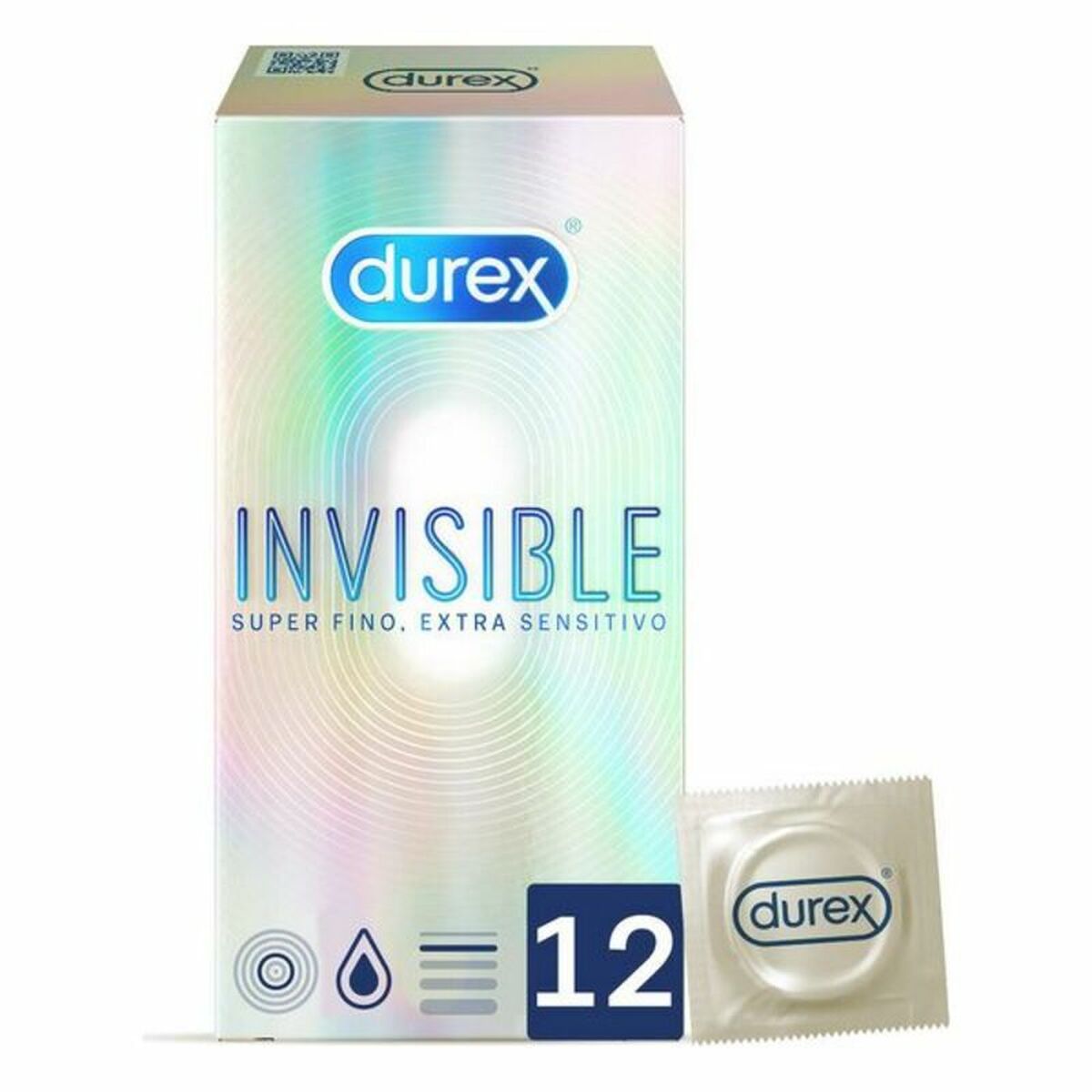 Préservatifs Durex Invisible (12 Unités) – Finesse Ultime & Sensibilité Maximale - Bien-être intime - Espace-Love.ch