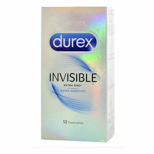 Préservatifs Durex Invisible (12 Unités) – Finesse Ultime & Sensibilité Maximale - Bien-être intime - Espace-Love.ch