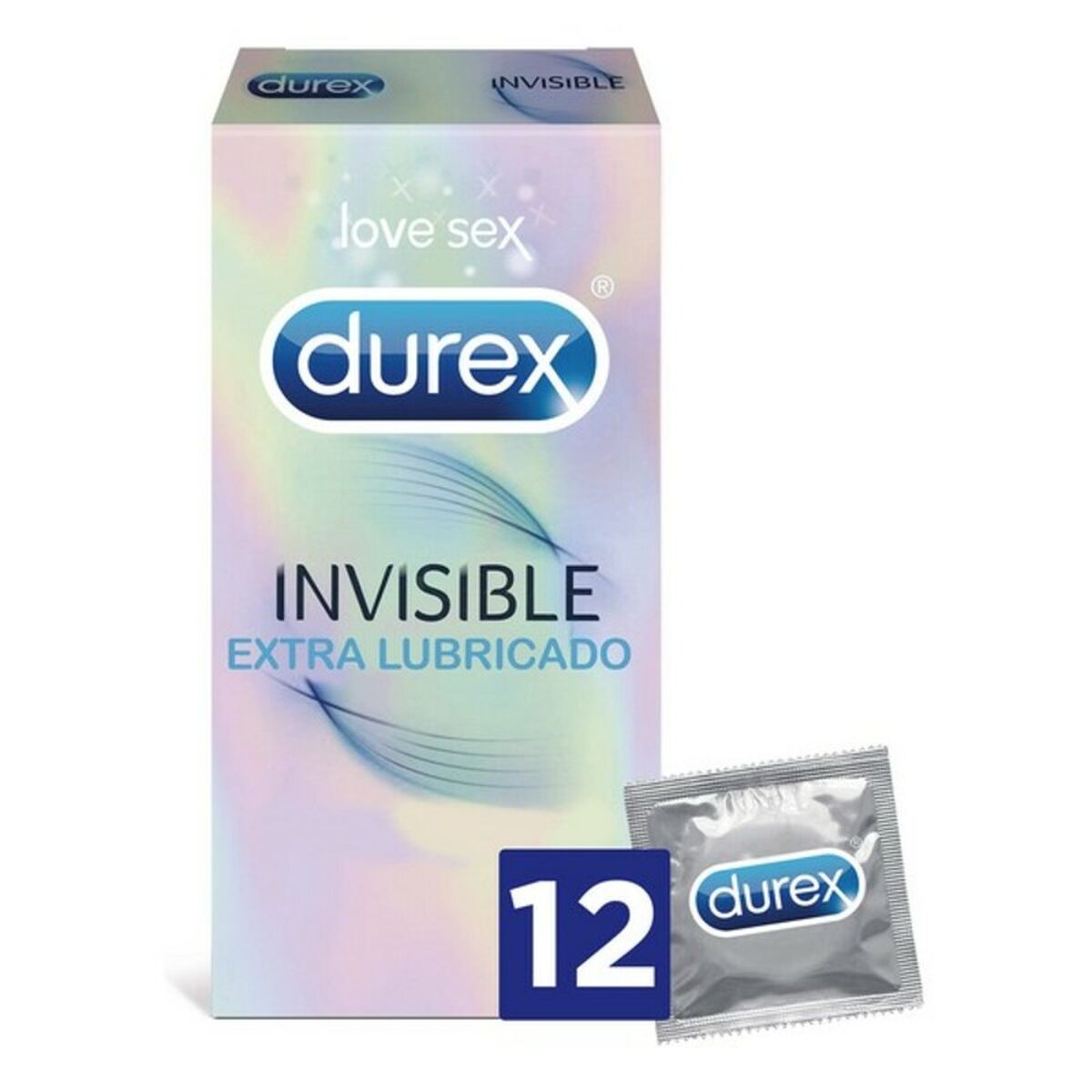 Préservatifs Durex Invisible Extra Lubrifiés (12 Unités) – Finesse & Glisse Ultime - Bien-être intime - Espace-Love.ch