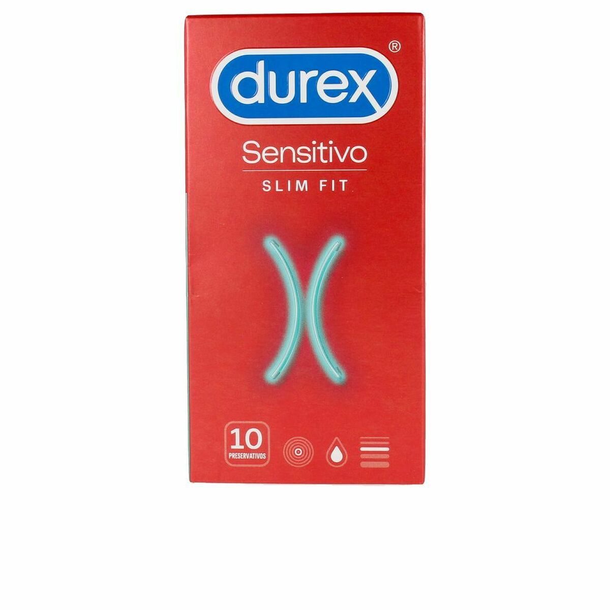Préservatifs Durex Slim Fit Feel Suave (10 unités) – Sensibilité Maximale & Ajustement Précis - Bien-être intime - Espace-Love.ch