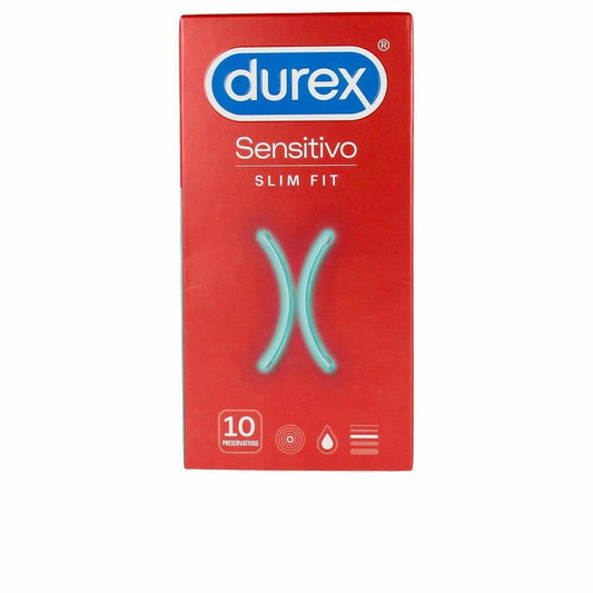 Préservatifs Durex Slim Fit Feel Suave (10 unités) – Sensibilité Maximale & Ajustement Précis - Bien-être intime - Espace-Love.ch
