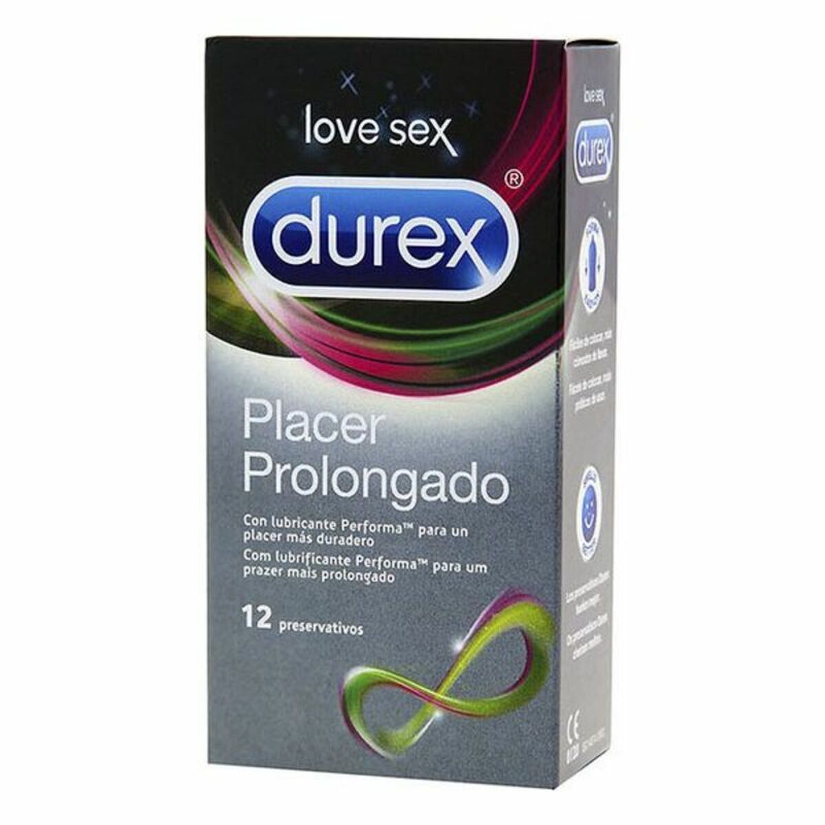 Préservatifs Durex Placer Prolongado (12 unités) – Endurance & Plaisir Durable - Bien-être intime - Espace-Love.ch