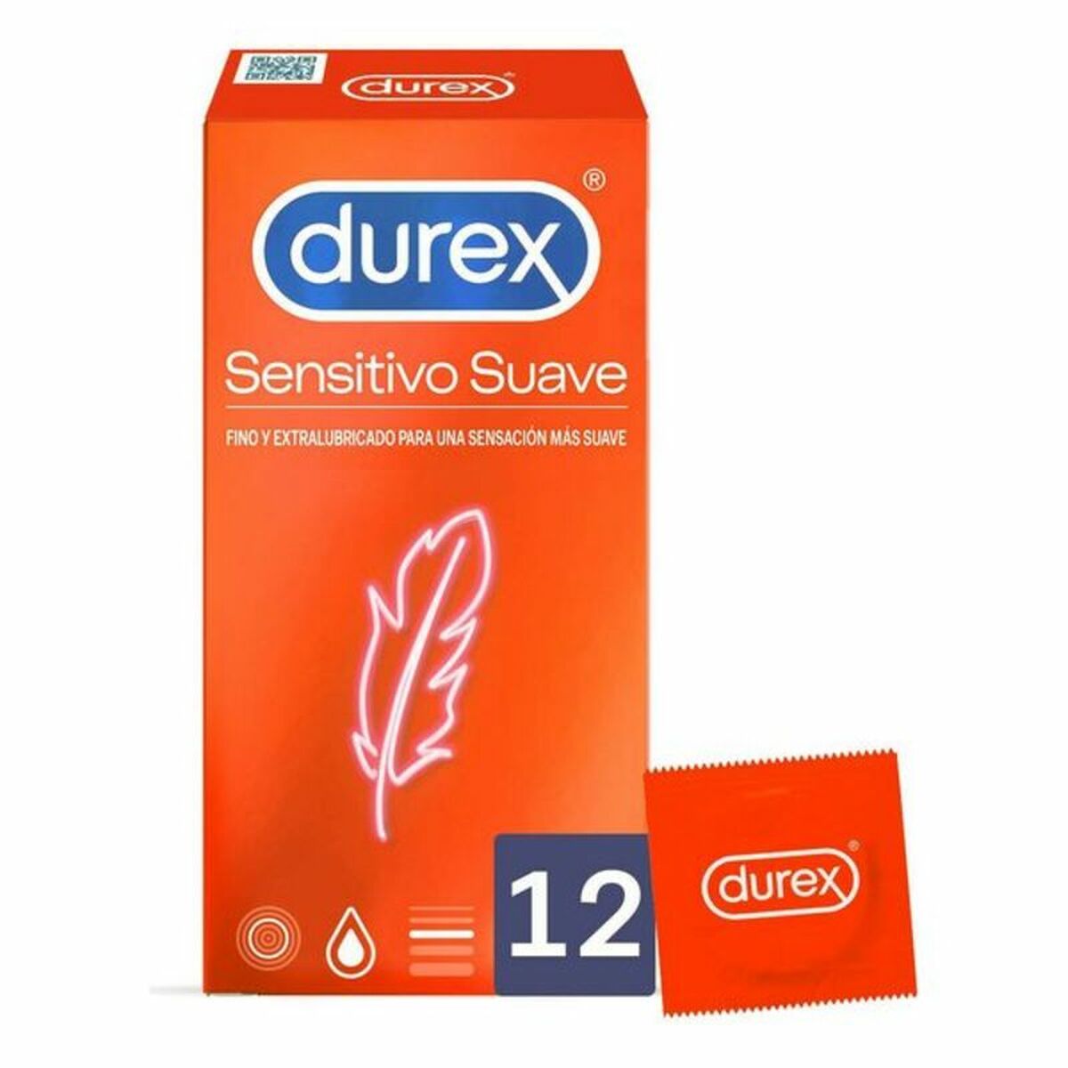 Préservatifs Durex Sensitivo Suave (12 uds) – Sensibilité Maximale & Confort Anatomique - Bien-être intime - Espace-Love.ch
