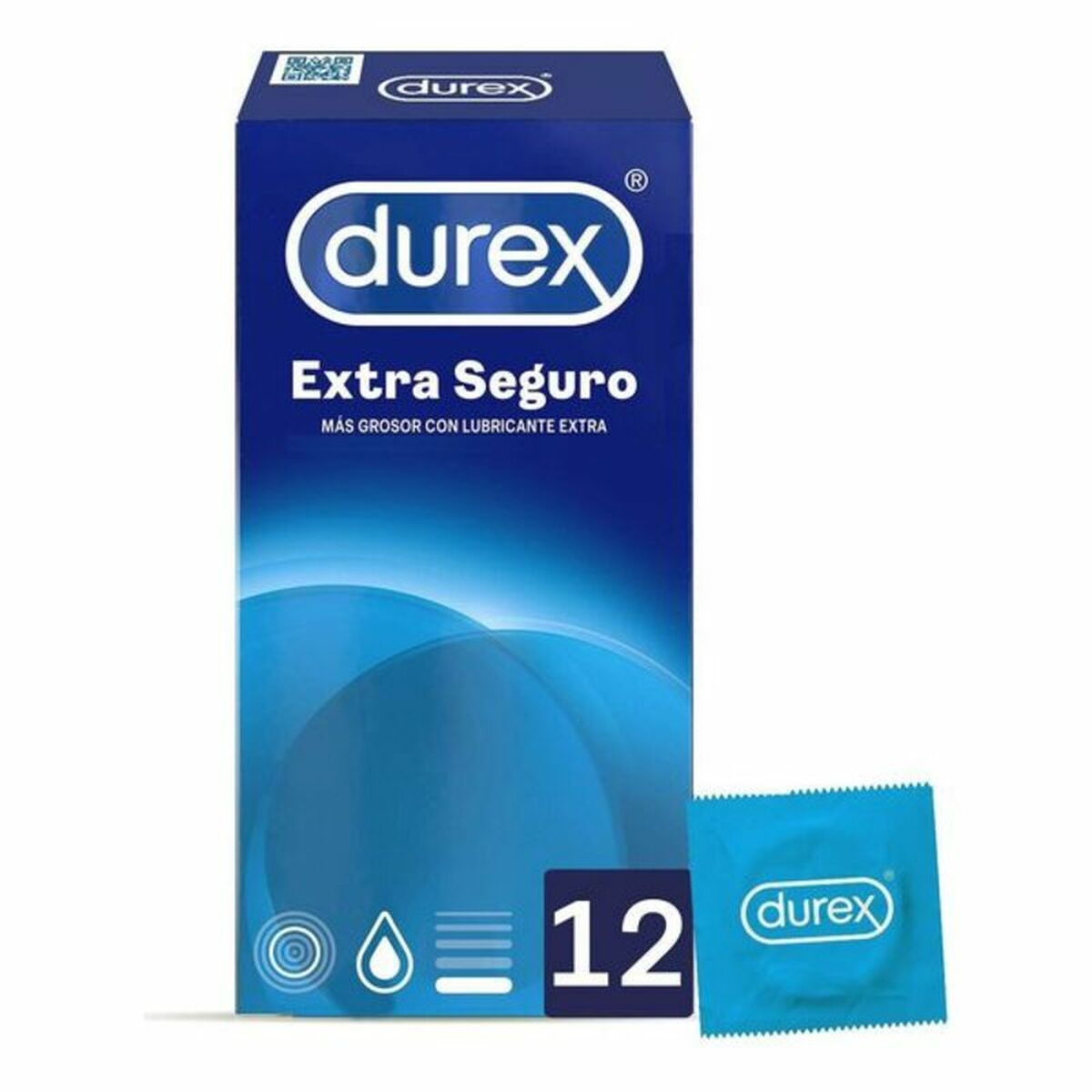 Préservatifs Durex Extra Seguro (12 Unités) – Protection Maximale & Sérénité - Bien-être intime - Espace-Love.ch