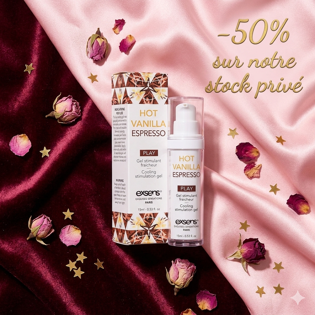 Exsens Hot Vanilla Espresso Stimulating Gel (15 ml) – Sensorische Erweckung &amp; intensive Wärme