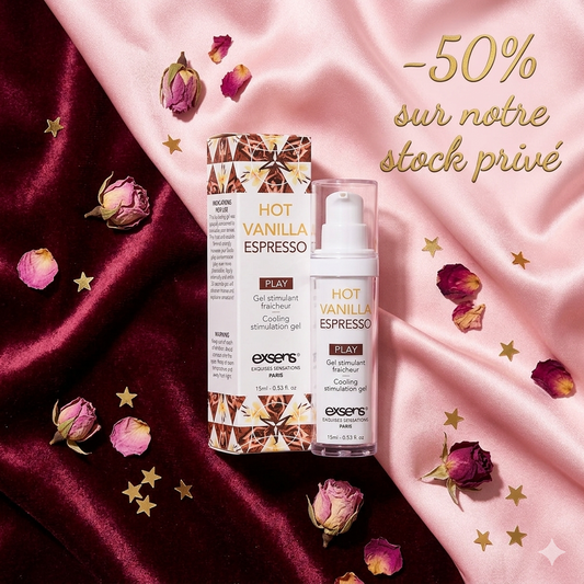 Exsens Hot Vanilla Espresso Stimulating Gel (15 ml) – Sensorische Erweckung &amp; intensive Wärme